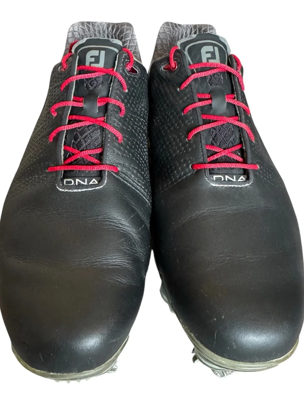 Mens footjoy DNA 2.0 black/red super comfortable size 10.5 golf shoes
